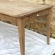 Table de ferme avec 2 tiroirs