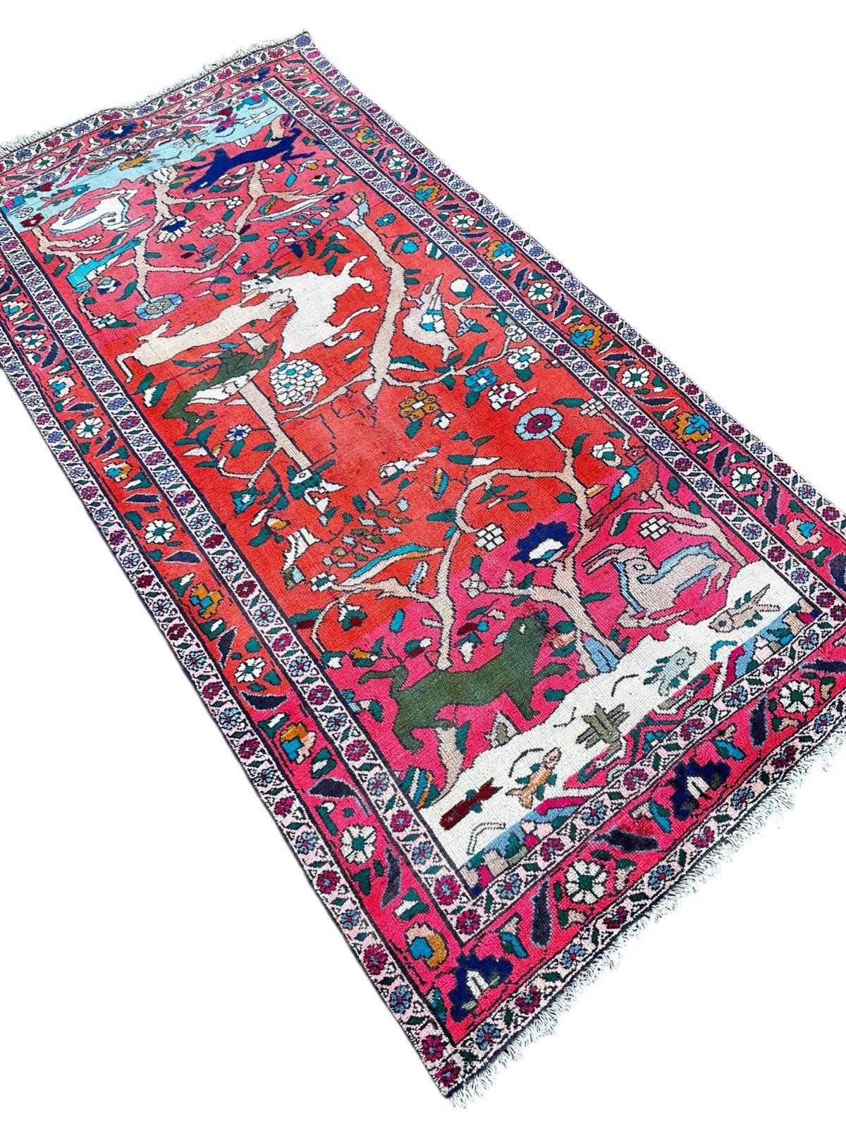 Handmade Persian rug 240cm x 120cm