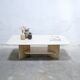 Vintage travertine coffee table