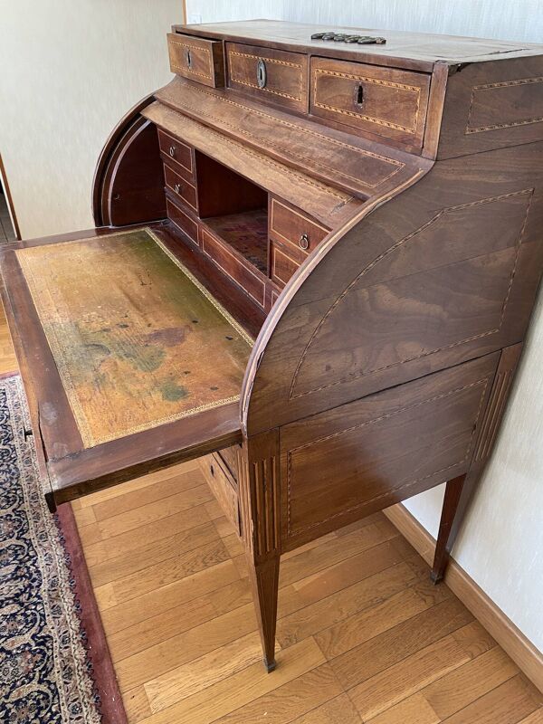 Bureau Cylindre Style Louis XVI