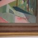 Original Swedish Oil on Canvas – “City View” by Gösta Sigfrid