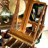 Old collapsible wooden painter's easel