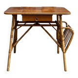 Louis Sognot rattan desk