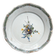 Antique French Earthenware Plate 18th Century NEVERS Floral Pattern