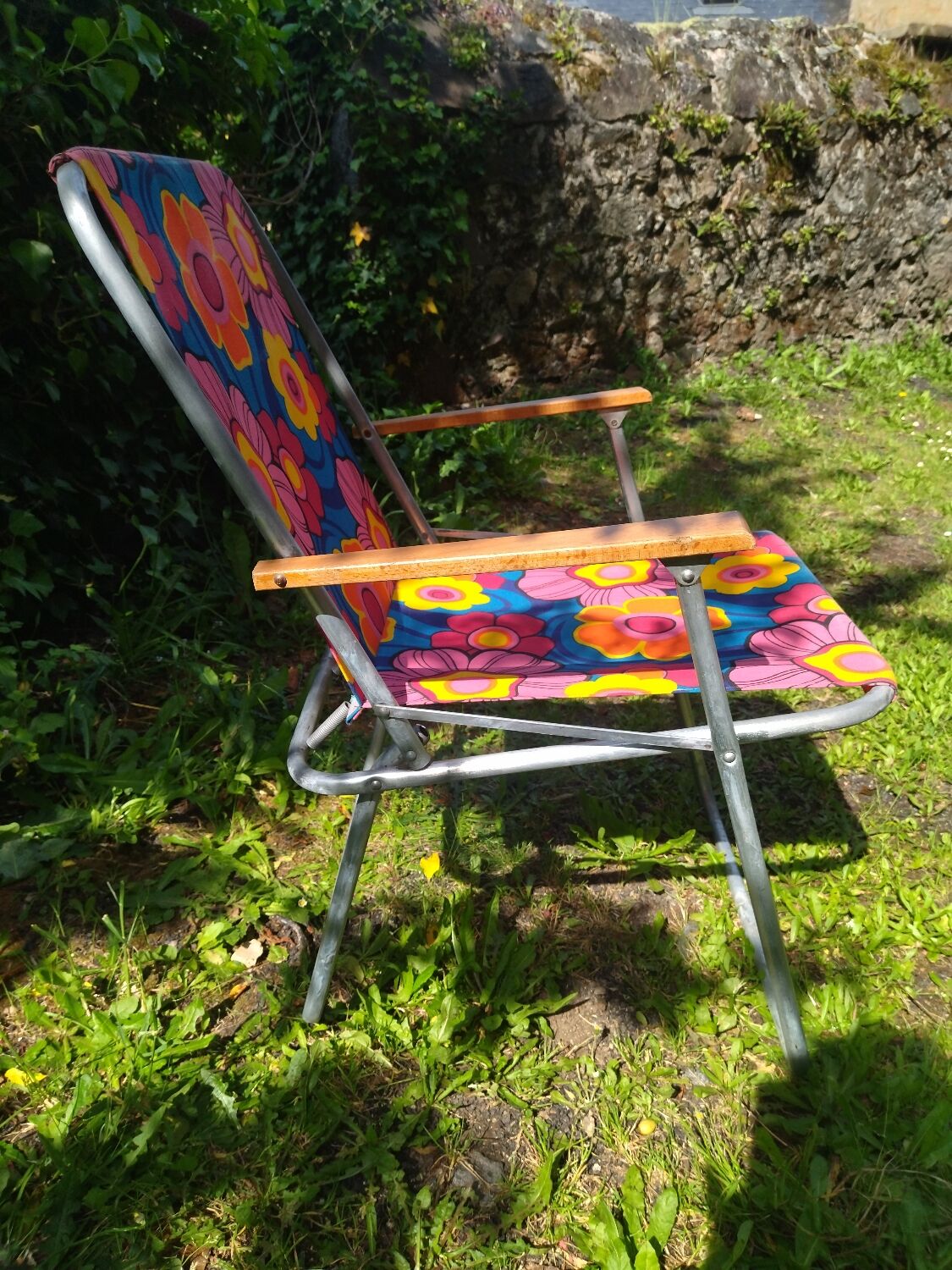 Folding garden chair seventies