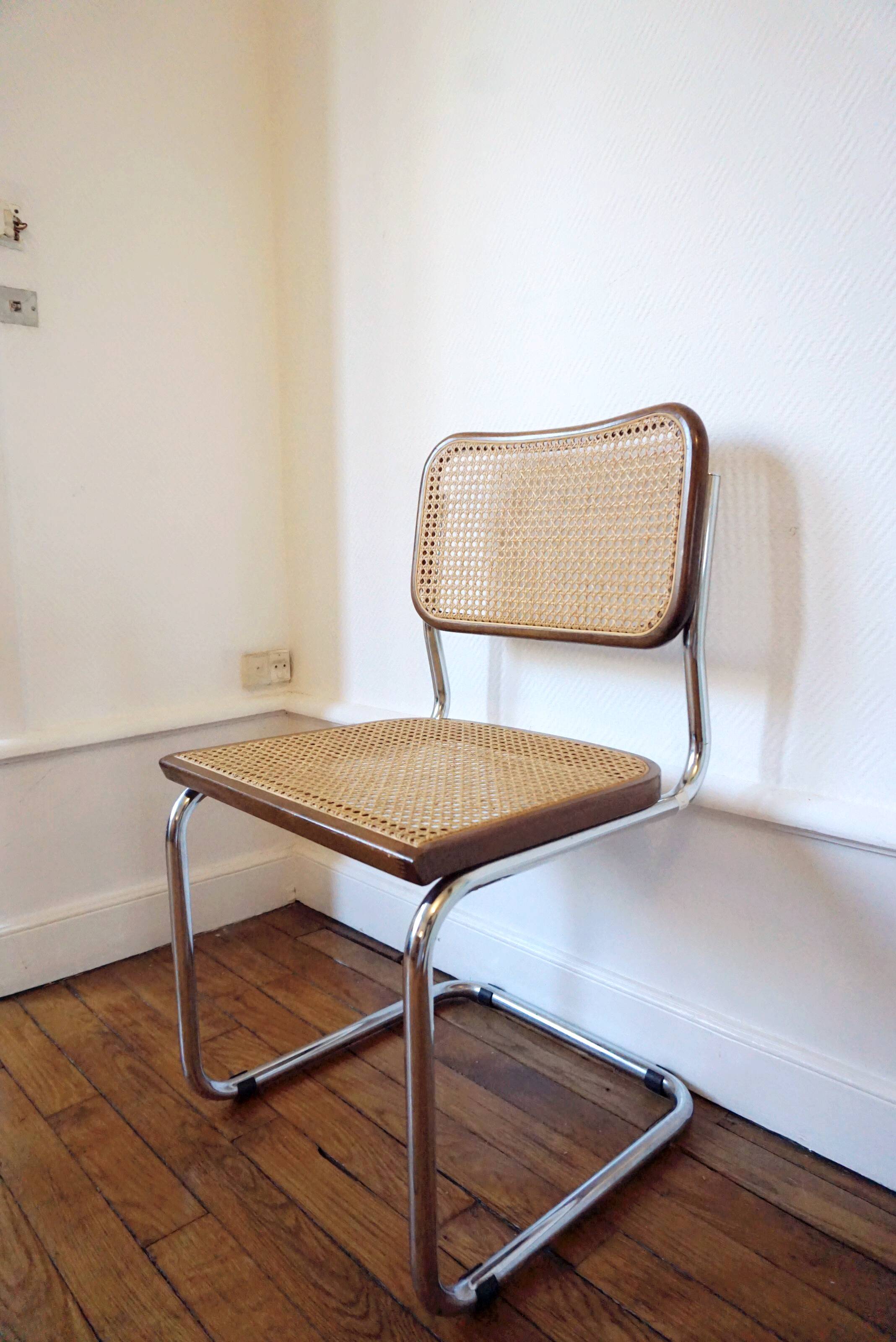 Cesca b32 chair by Marcel Breuer