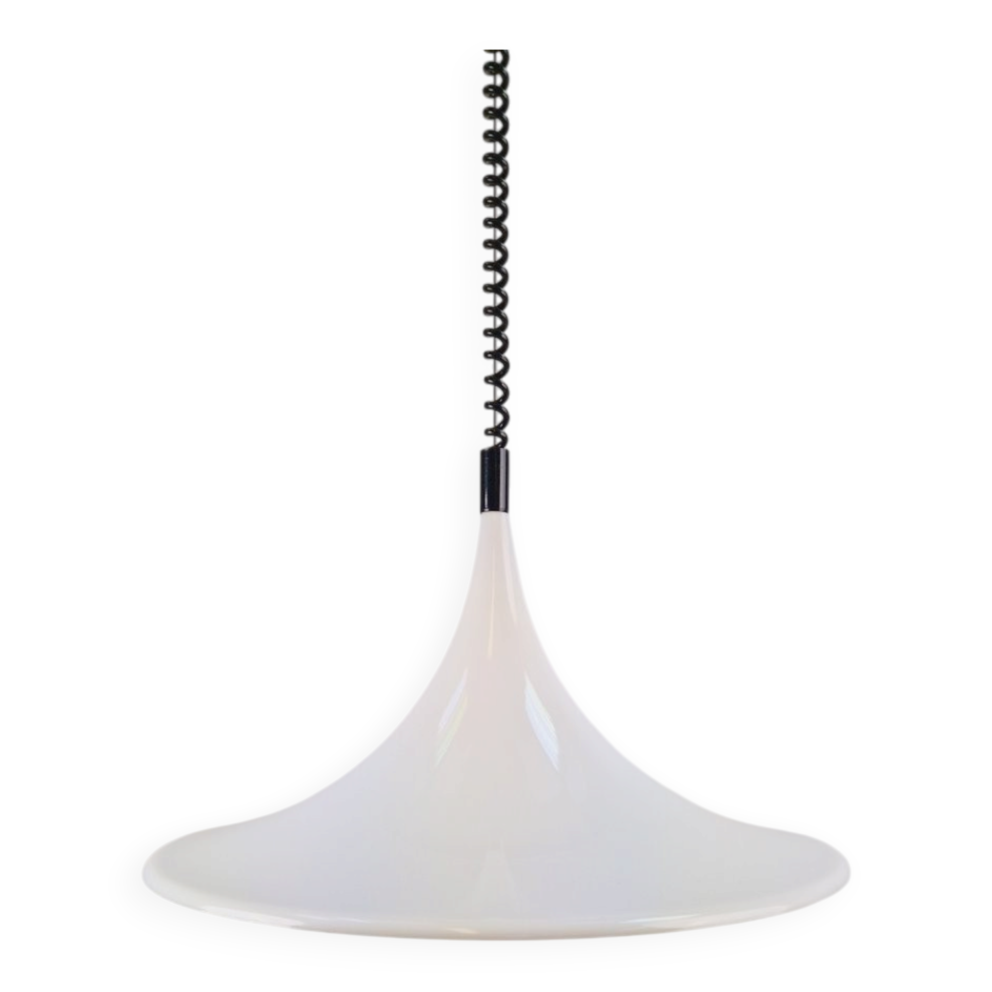 Vintage Space Age Witch Hat Pendant Lamp by Harco Loor, 1980