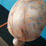 Lamp "mushroom" dome glass paste