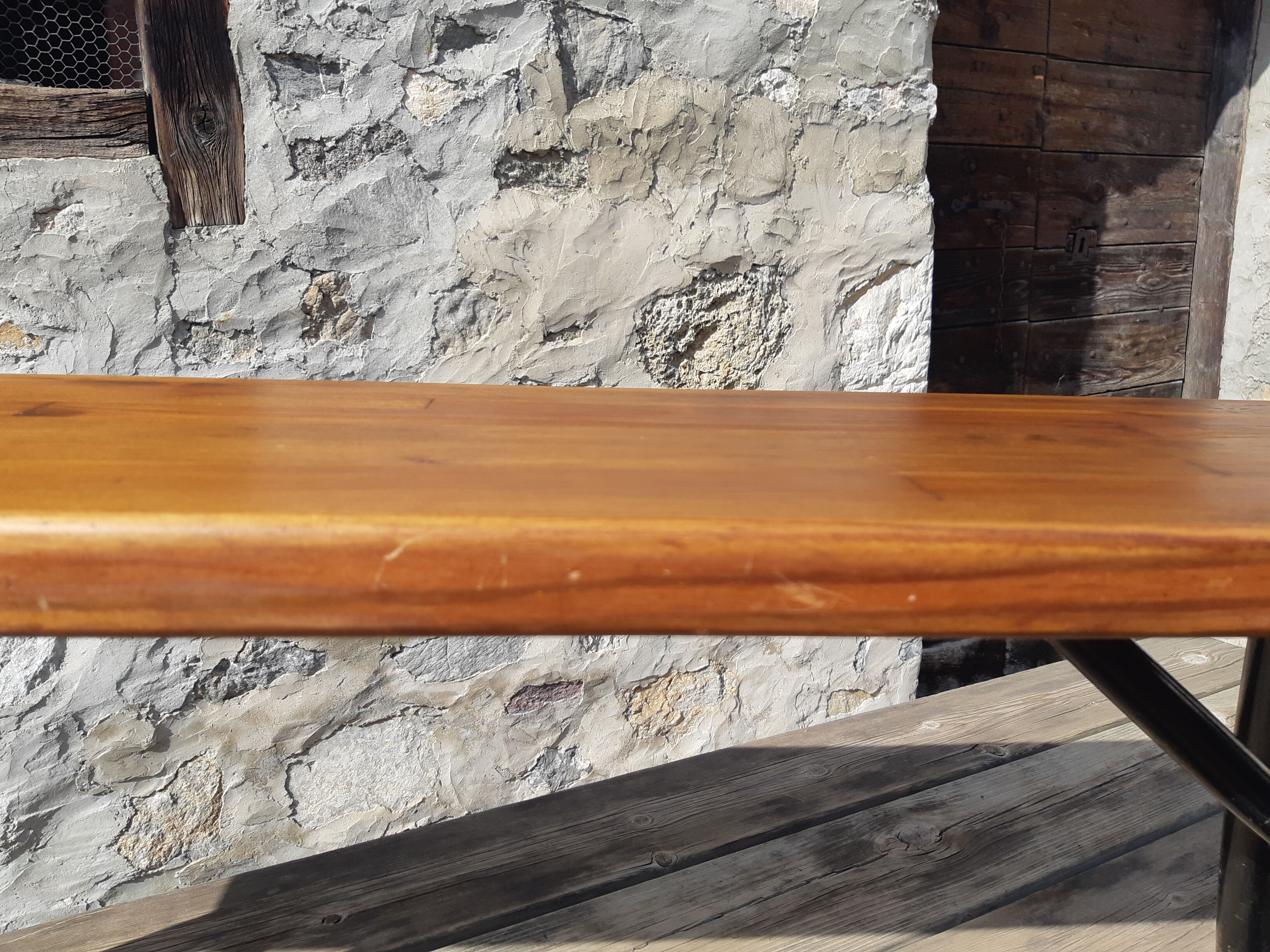 Tapiovaara Pirkka bench for Laukken Puu, around 1960.