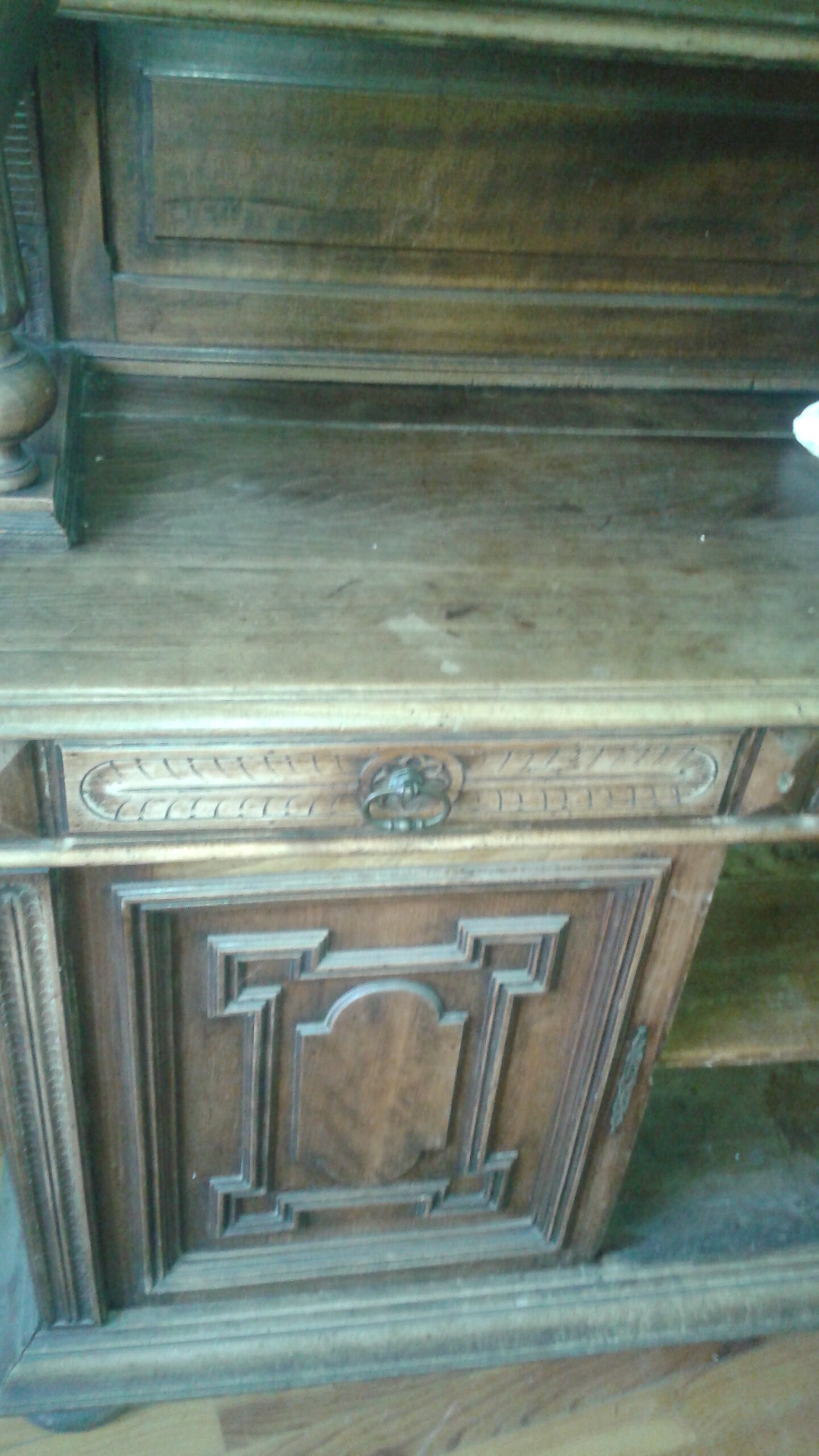Old wooden buffet