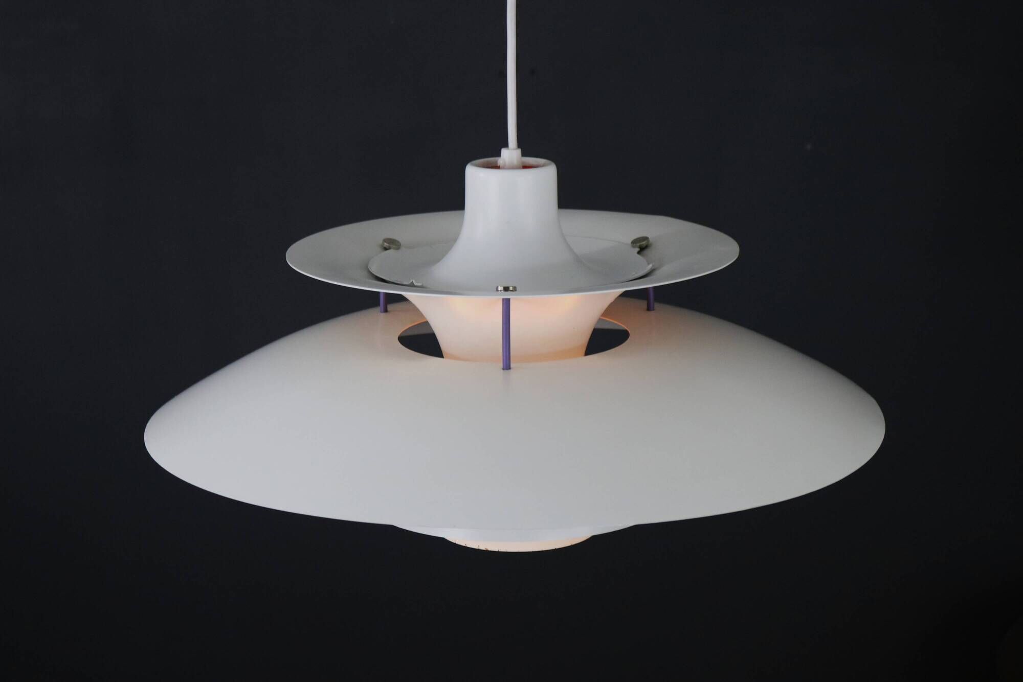 The real Danish stuff - PH5 pendant - original white color - Louis Poulsen - Poul Henningsen -