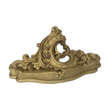 Gold plaster wall shelf