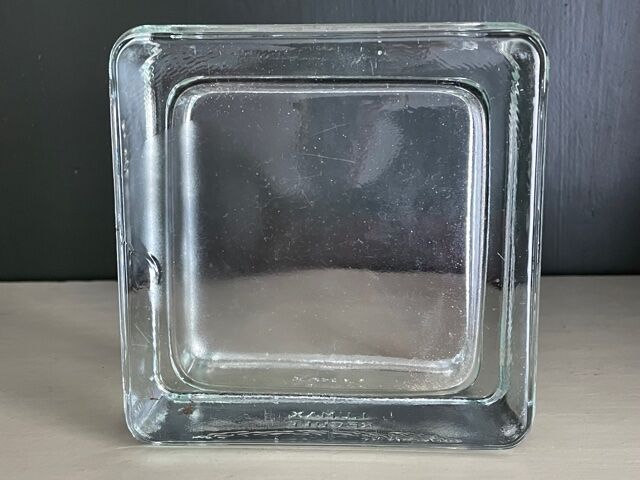 Lumax ashtray annealed glass paved 1950