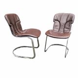Pair of designer chairs from Cidue Italy