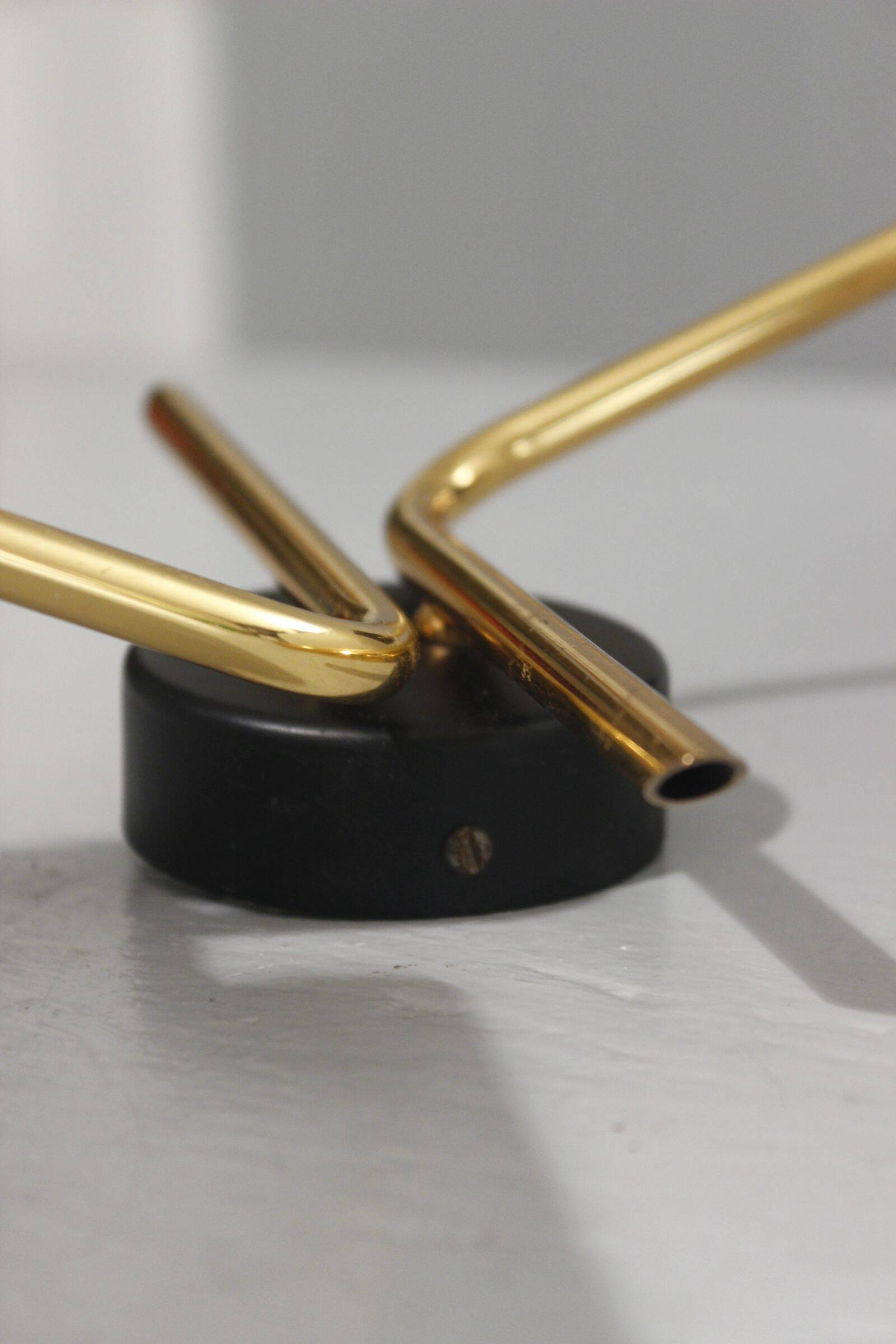 Pair of wall sconces 1950s style Arlus Lunel