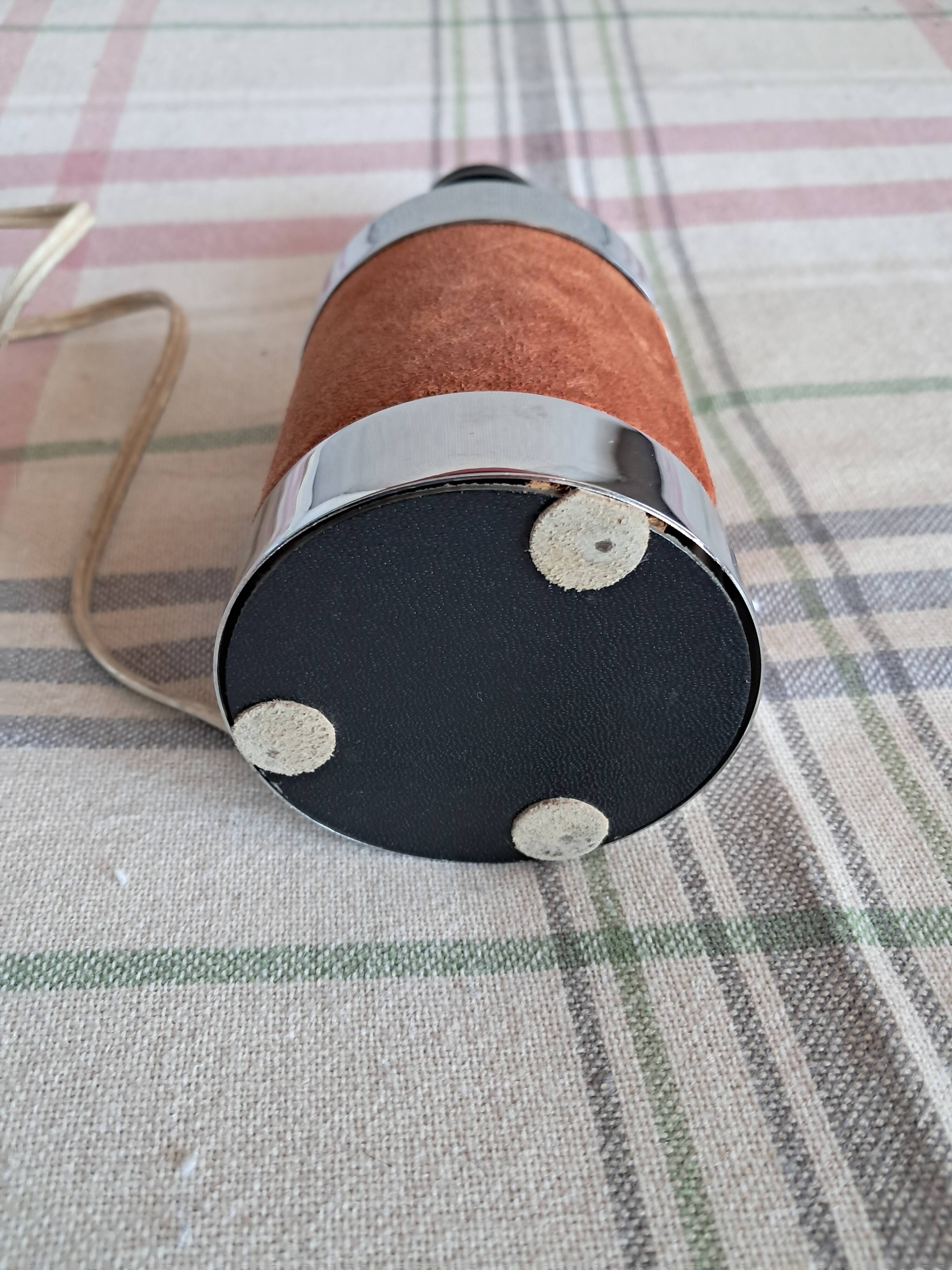 Vintage silver-plated lamp base