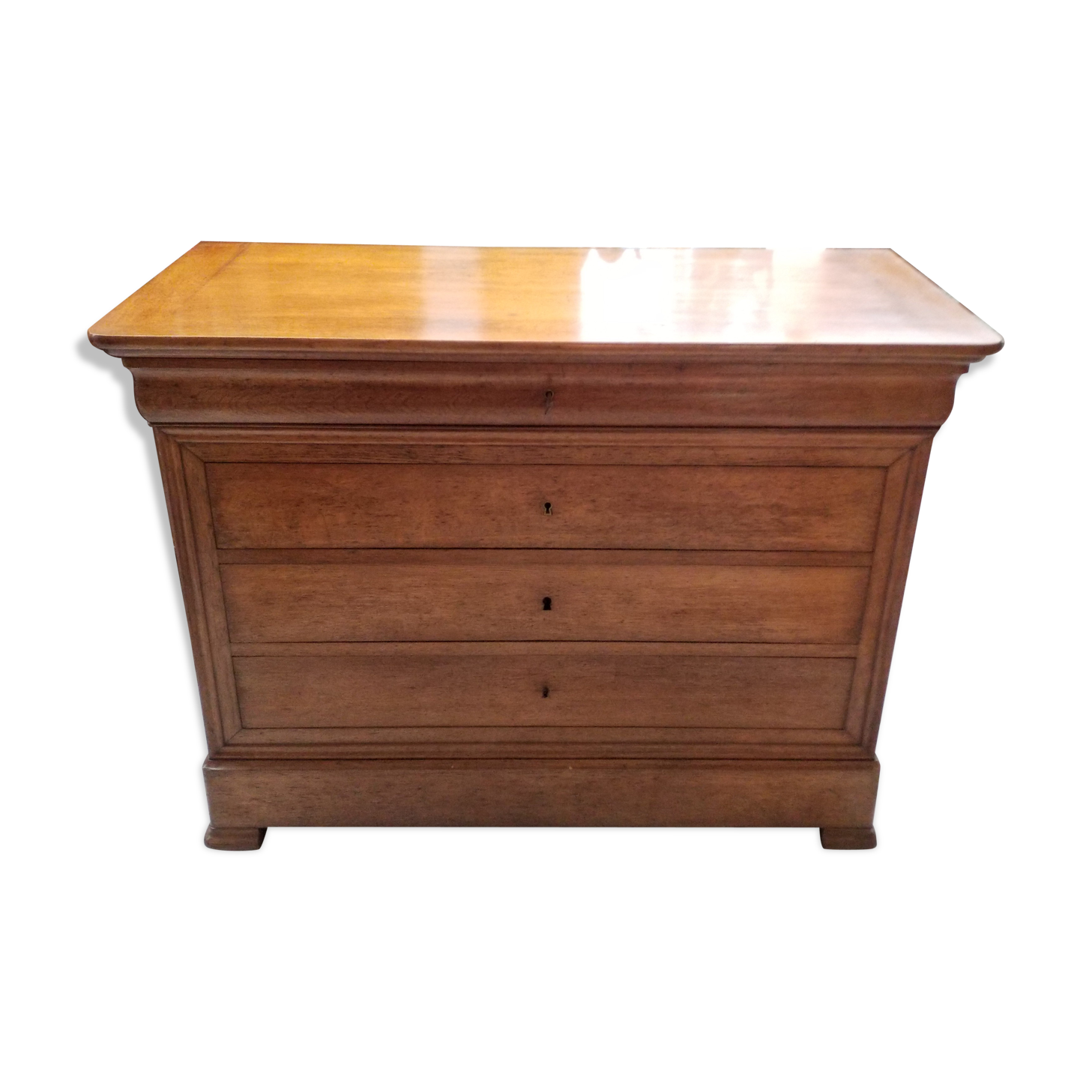Oak chest of drawers