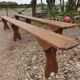 Pair of wooden benches
