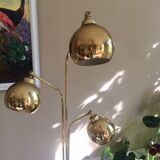 Floor lamp "thrush" 3 golden globes