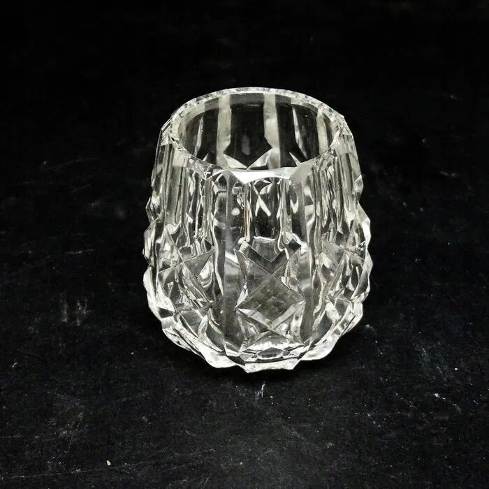 K8z crystal toothpick holder in art deco style