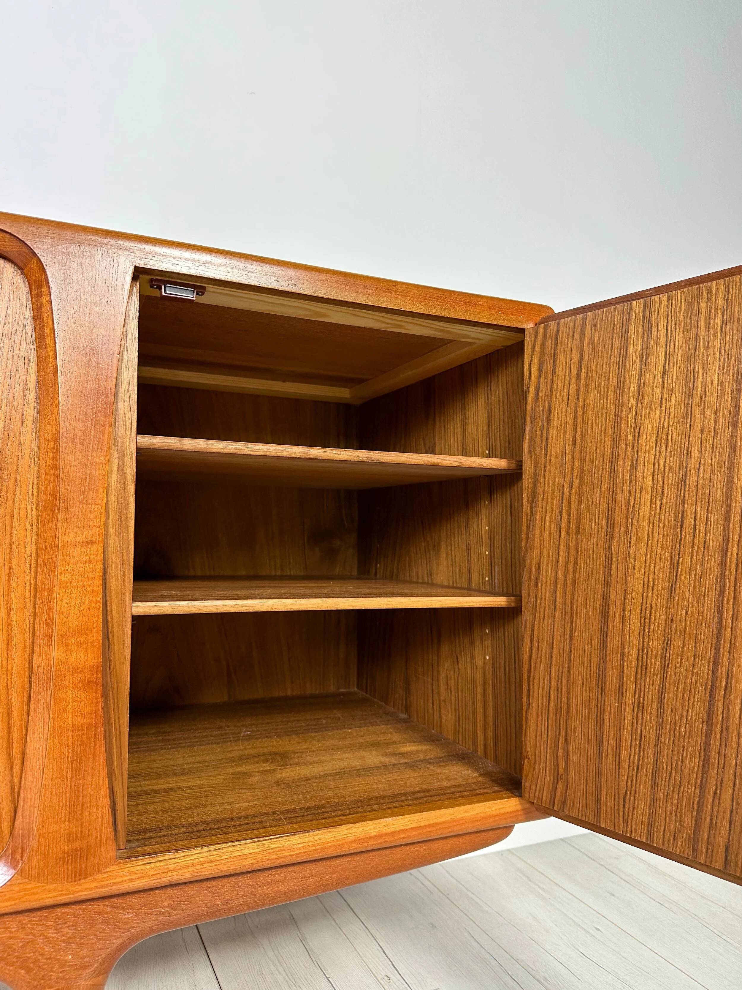 60s vintage Danish teak sideboard 19 by Johannes Andersen for Uldum Møbelfabrik