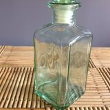 Carafe en verre verte