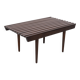1960's Mid-Century Modern Danish Style Wood Slat Coffee Table or bench