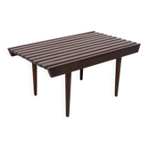 1960's Mid-Century Modern Danish Style Wood Slat Coffee Table or bench