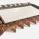 Spanish Mid-Century Wrought Iron Mirror with Foliage Frame, Circa 1950s