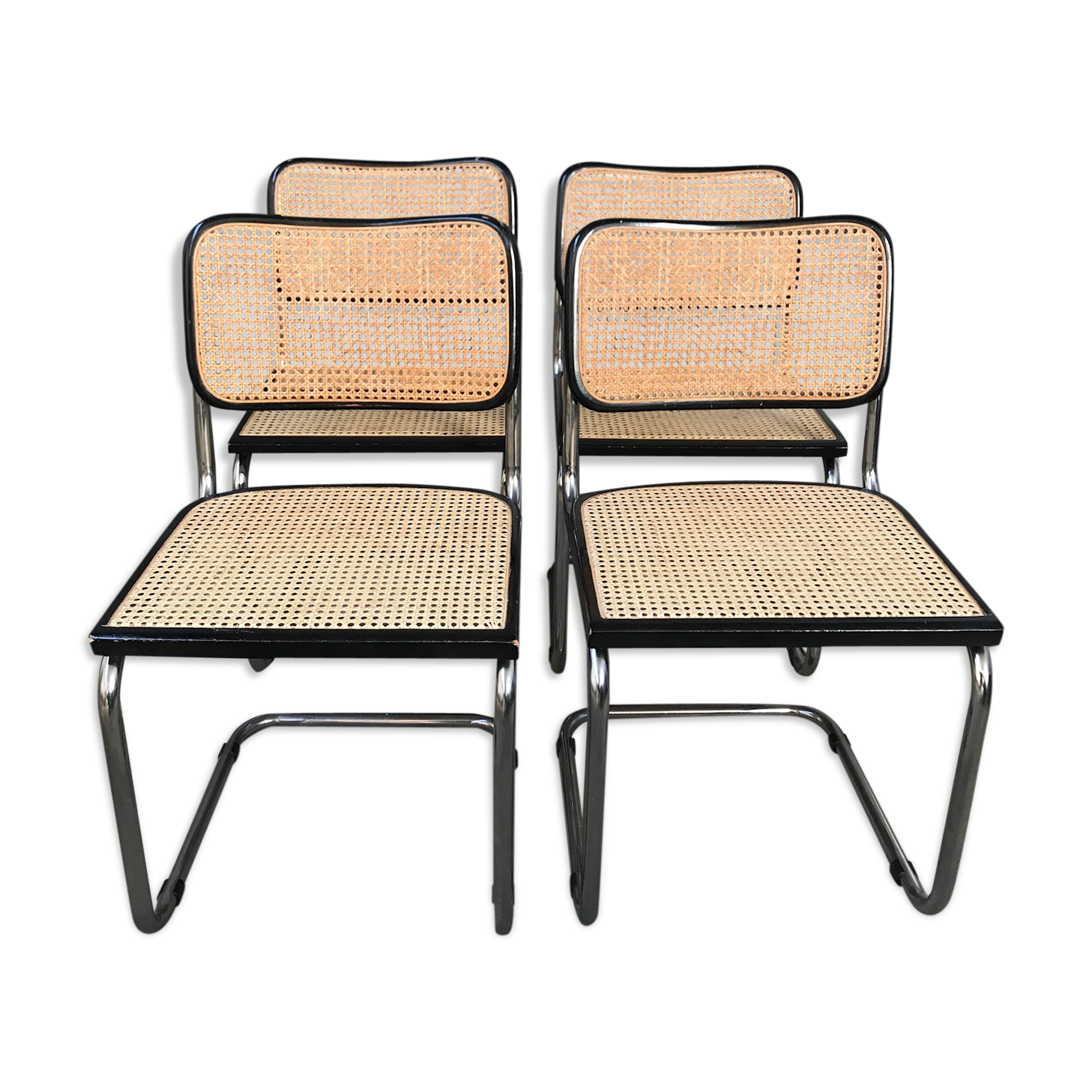 4 chairs  Marcel Breuer