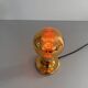 Simple table lamp in gilded porcelain by Philips NTD, 1960s, Germany.