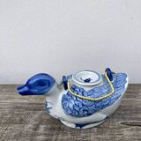 Chinese blue duck teapot