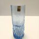Set of Six Blue Crystal Handmade Drinking Glasses