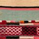 Vintage Berber rug, ancient Hanbel kilim.