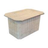 Travertine coffee table