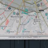 Old school map France/Paris No.48 Hatier edition