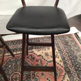 2 Scandinavian 50s bar stools