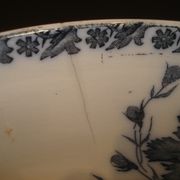Nécessaire de toilette en faience, vintage 19°