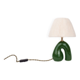 'Opposée' Table Lamp - Glossy Green