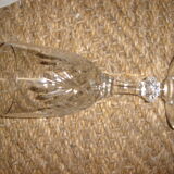 Set of 8 St Louis crystal glasses, Massenet model 1895-1930