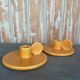 Organic candle holder