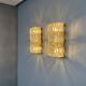 Pair of wall sconces, crystal glass by Bakalowits & Söhne, Austria, 1960s