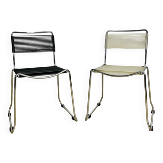Pair of children's scoubidou chairs