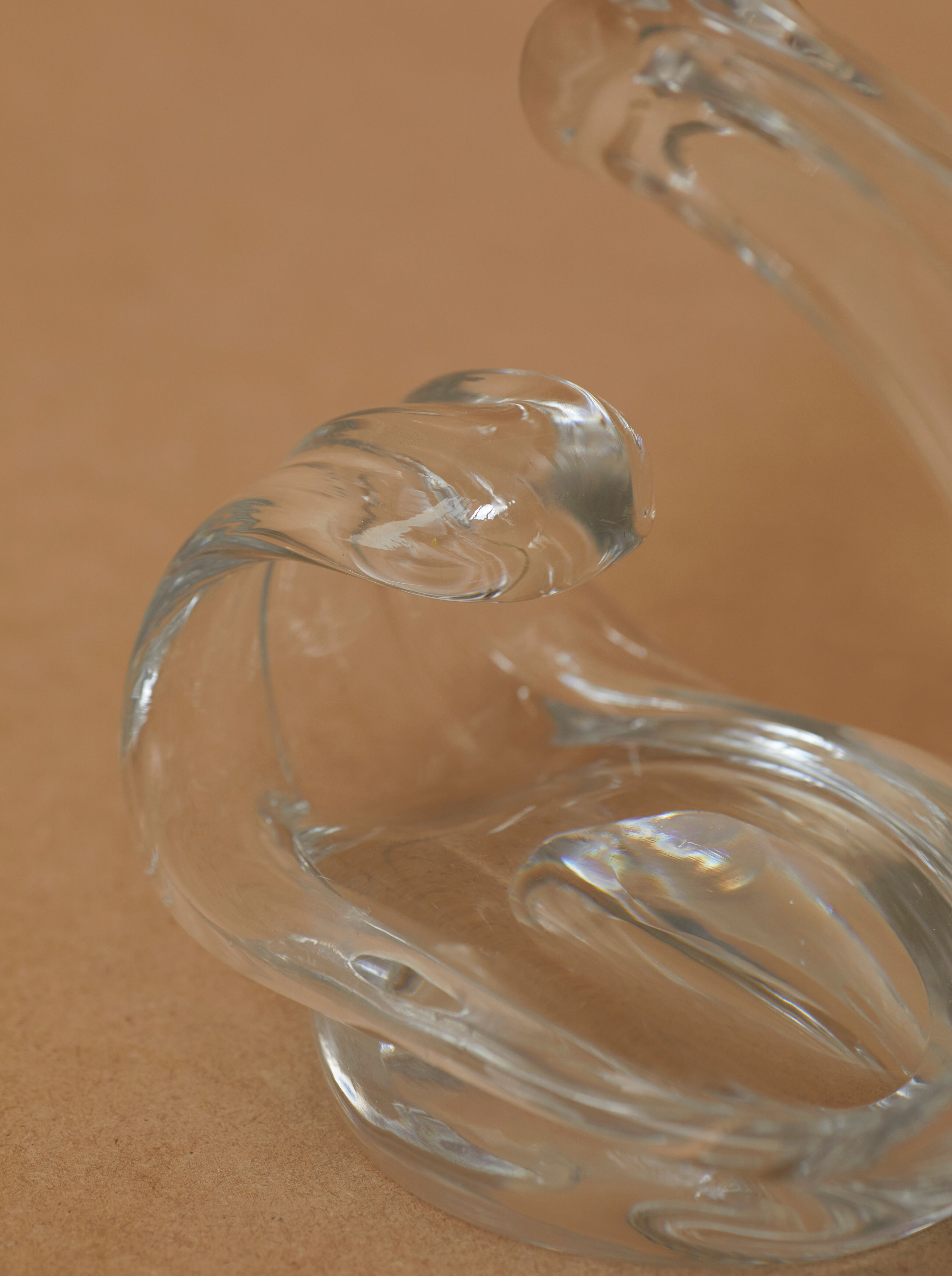 Crystal lamp foot Maison Daum France circa 1960