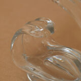 Crystal lamp foot Maison Daum France circa 1960