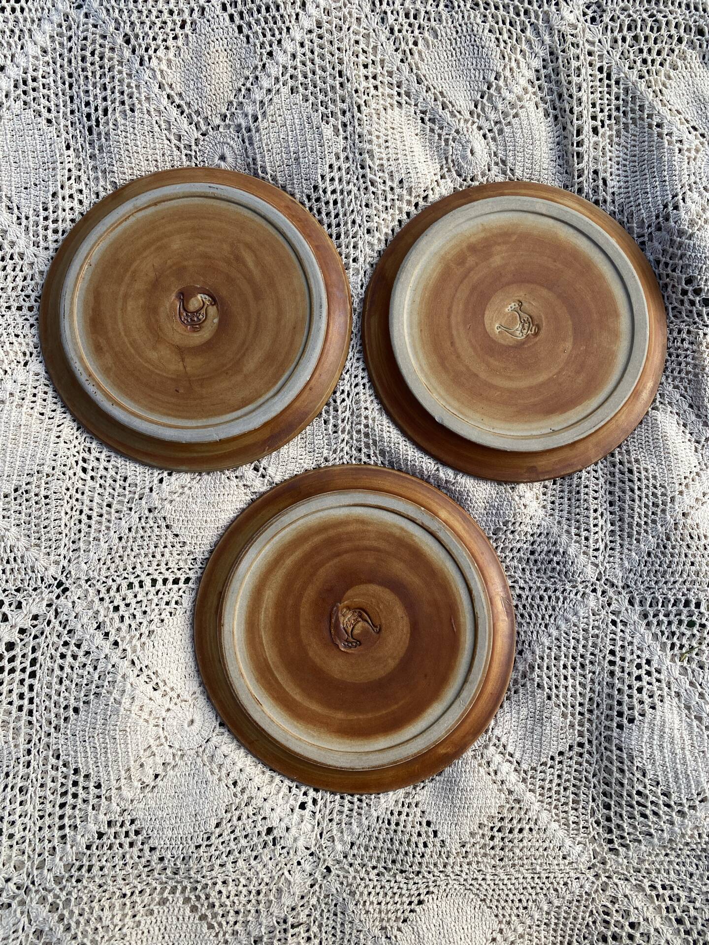 Madeleine Brault pottery service La Colombe 1960s