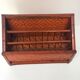 Vintage wicker desk letter holder