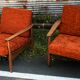 Paire de fauteuils scandinaves années 60