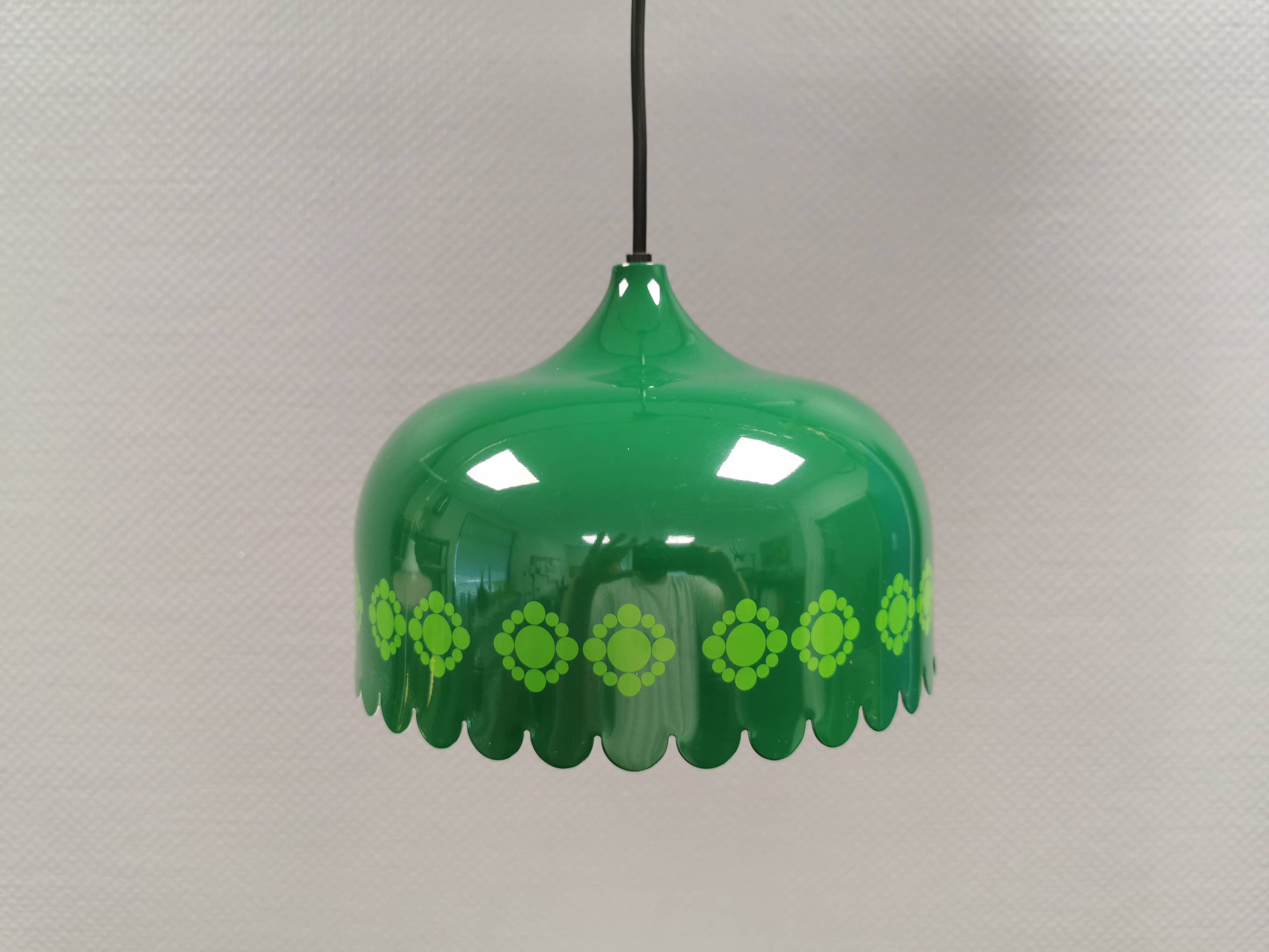 Fog & Mørup hanging lamp, model ‘Markise’, Denmark, 1960s–70s