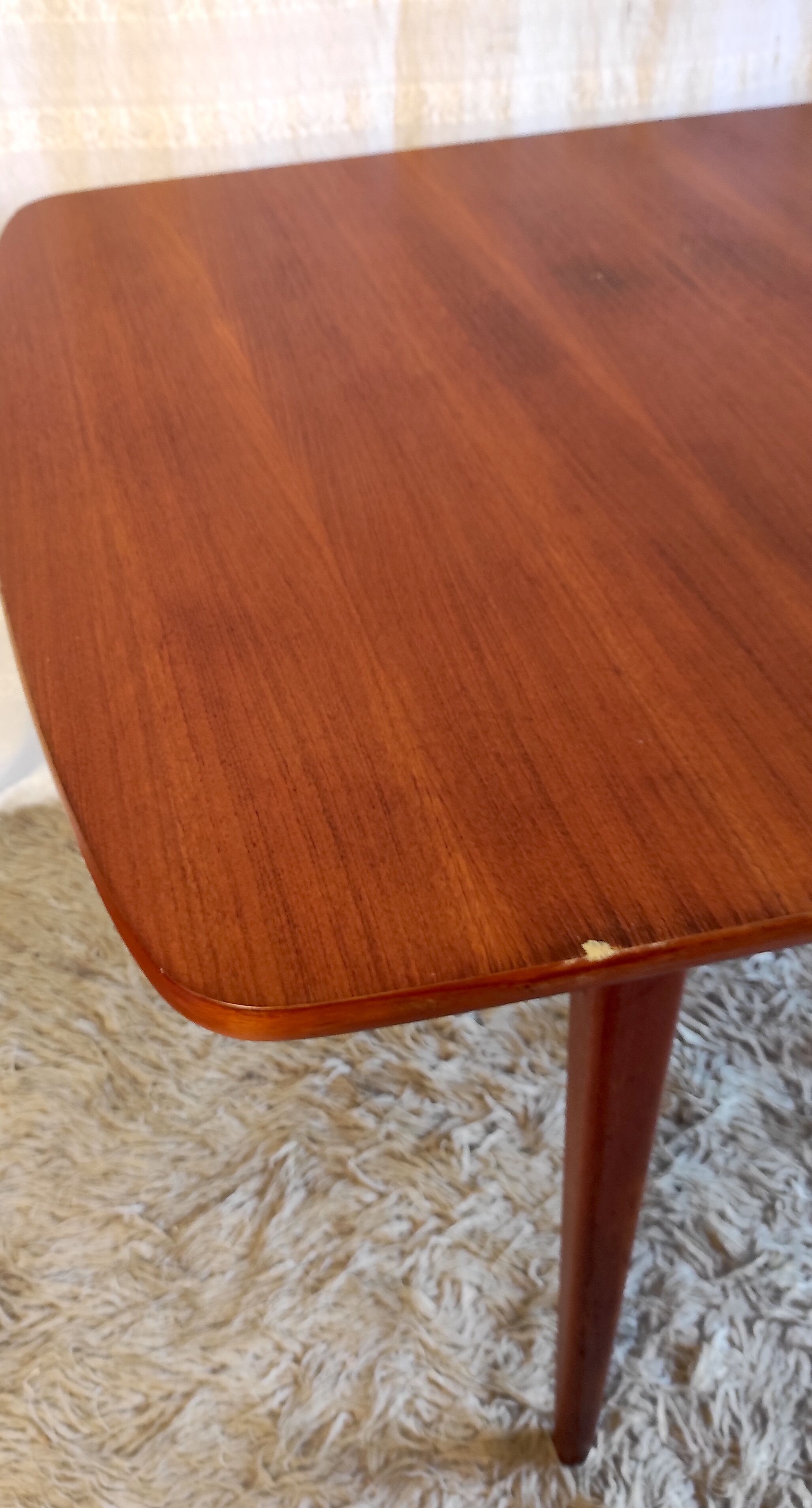 XXL Scandinavian teak style dining tables – 60s/70s